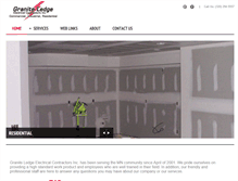 Tablet Screenshot of graniteledgeelectric.com